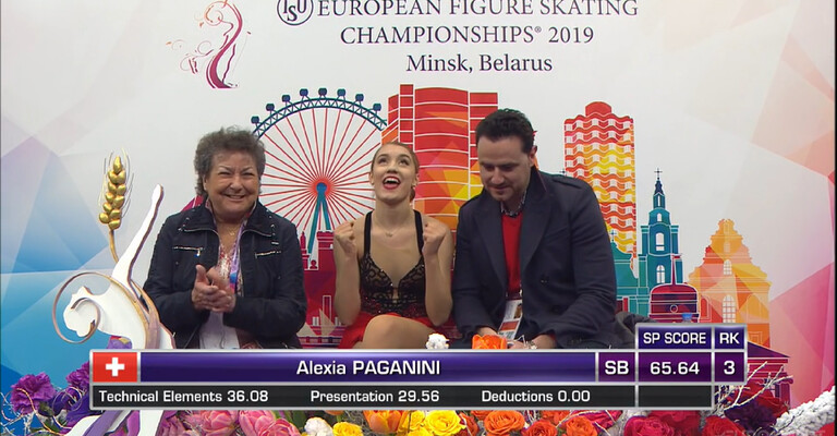 Alexia Paganini obtient une sensationnelle 3ème place au classement intermédiaire !