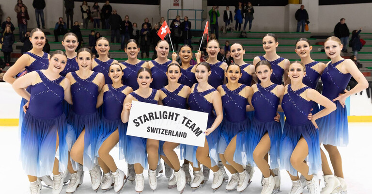 ISU World Synchronized Skating Championships - die Schweiz mit Startnummer 2