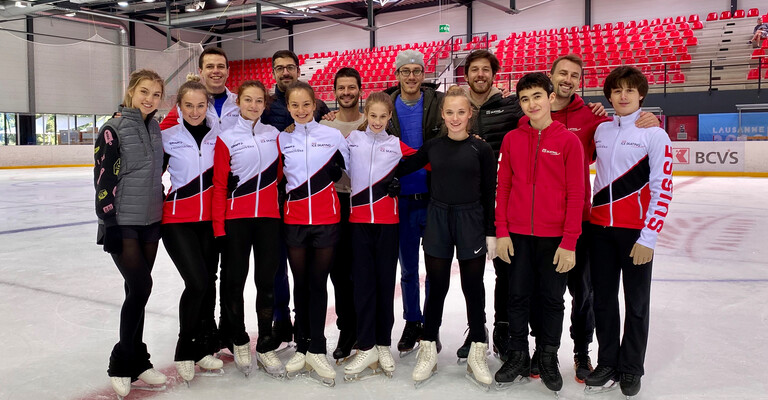 L’équipe nationale de Swiss Ice Skating prépare sa saison 2020/21