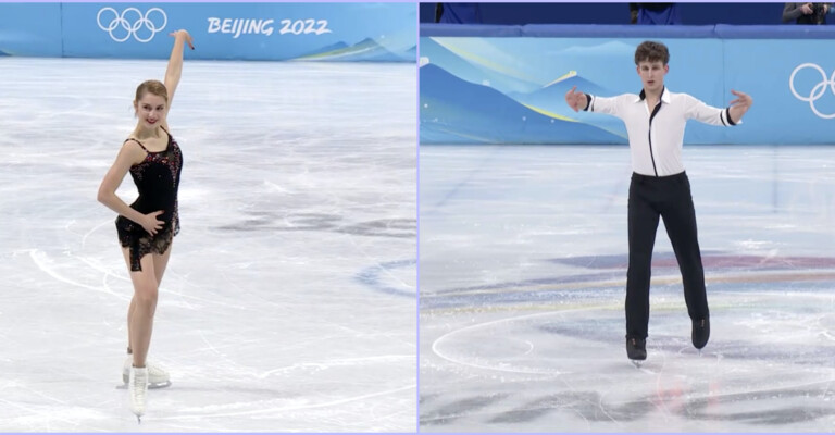 Alexia Paganini und Lukas Britschgi erreichten bei den Olympischen Spielen in Peking den Final